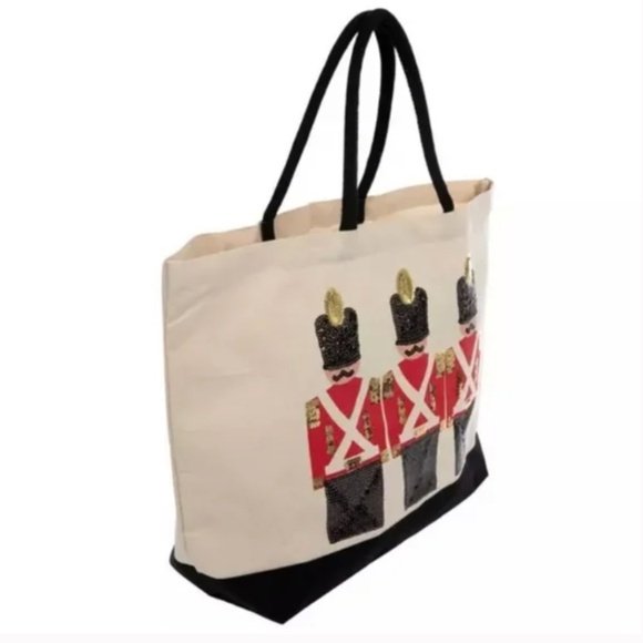 Sequin Nutcrackers Canvas Tote Bag - Brand New - Picture 2 of 4